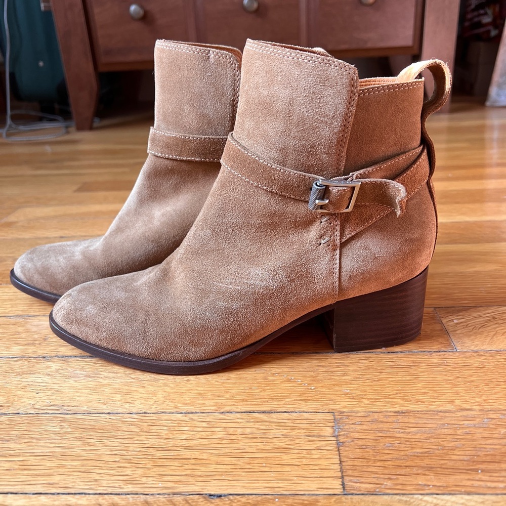 rag & bone Suede Ankle Boots - Light Brown